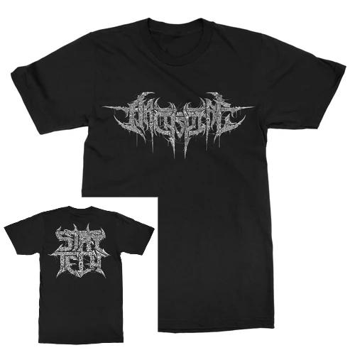 

2025 Лето Новая Мода Уличный Archspire Многоэлементная Мужская Футболка Топ с Принтом Дышащая Рубашка Мужские и Женские Топы#Цвет(1) M чёрный