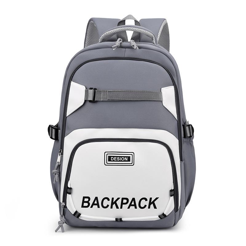Schoolbag New Simple Trend Women's Backpack Versatile Durable Large Capacity Schoolbag Junior High School Student Travel Backpack