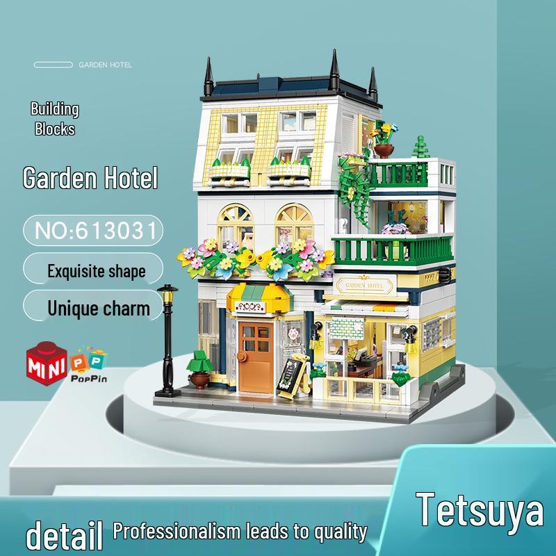 YiBan Wedding Dress Shop Building Blocks: Creative Street Scene Model for Girls - Educational Assembly Toy