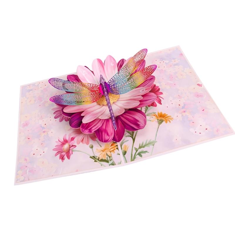 3D Popup Honeycomb Bees Greeting Card With Envelope For Holiday Celebration Gift Birthday Card for Men Women