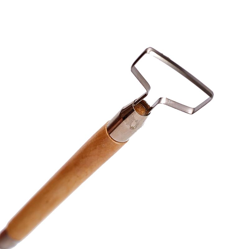 

Гончарные инструменты Нож для обрезки с двойной головкой из нержавеющей стали Одиночный мягкий глиняный инструмент