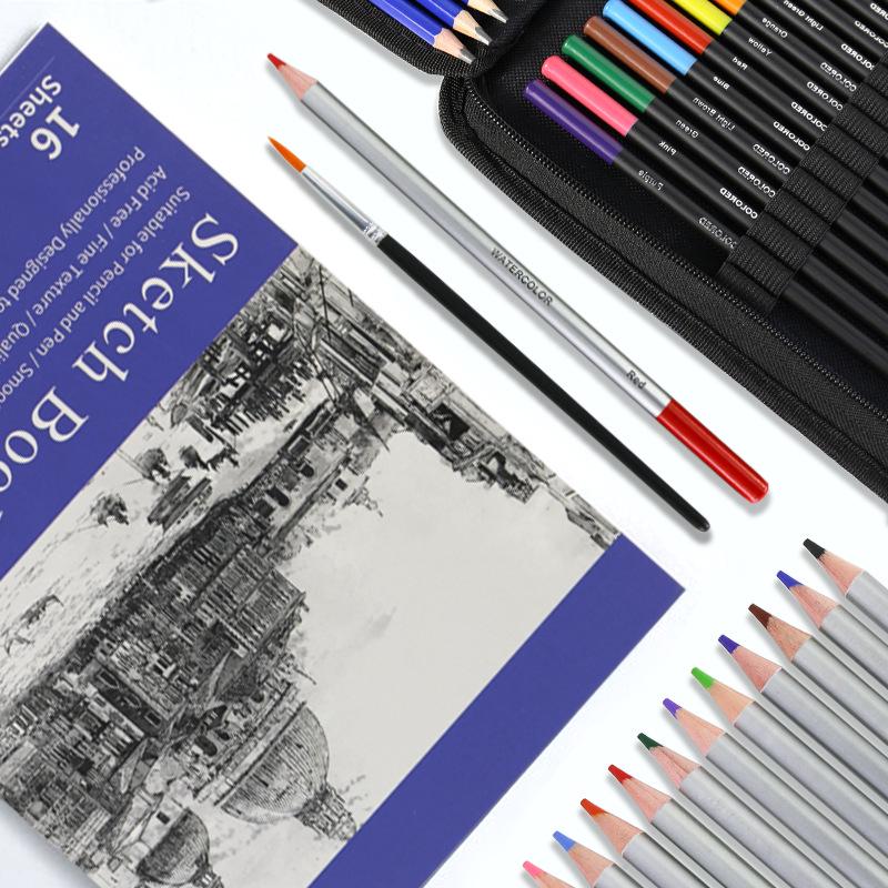 71-Piece Professional Colored Oil Pencils Drawing Set