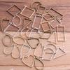 7-Color DIY Alloy Jewelry Geometric Epoxy Resin Mold Frame