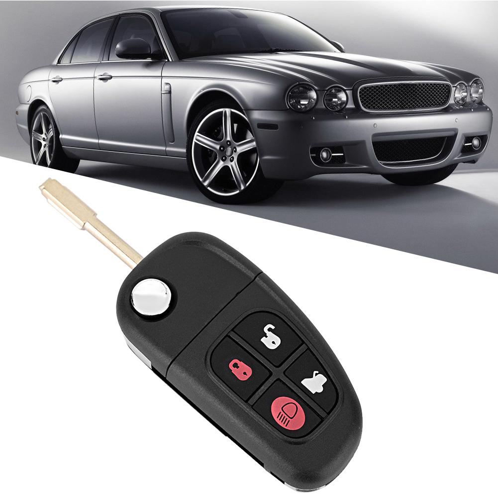 4Button 433Mhz Remote Key NHVWB1U241 for Jaguar with 60 Glass Chip Car Accessory