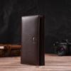 Multifunctional Wallet for Women Made of Genuine Leather CANPELLINI 21828 Brown