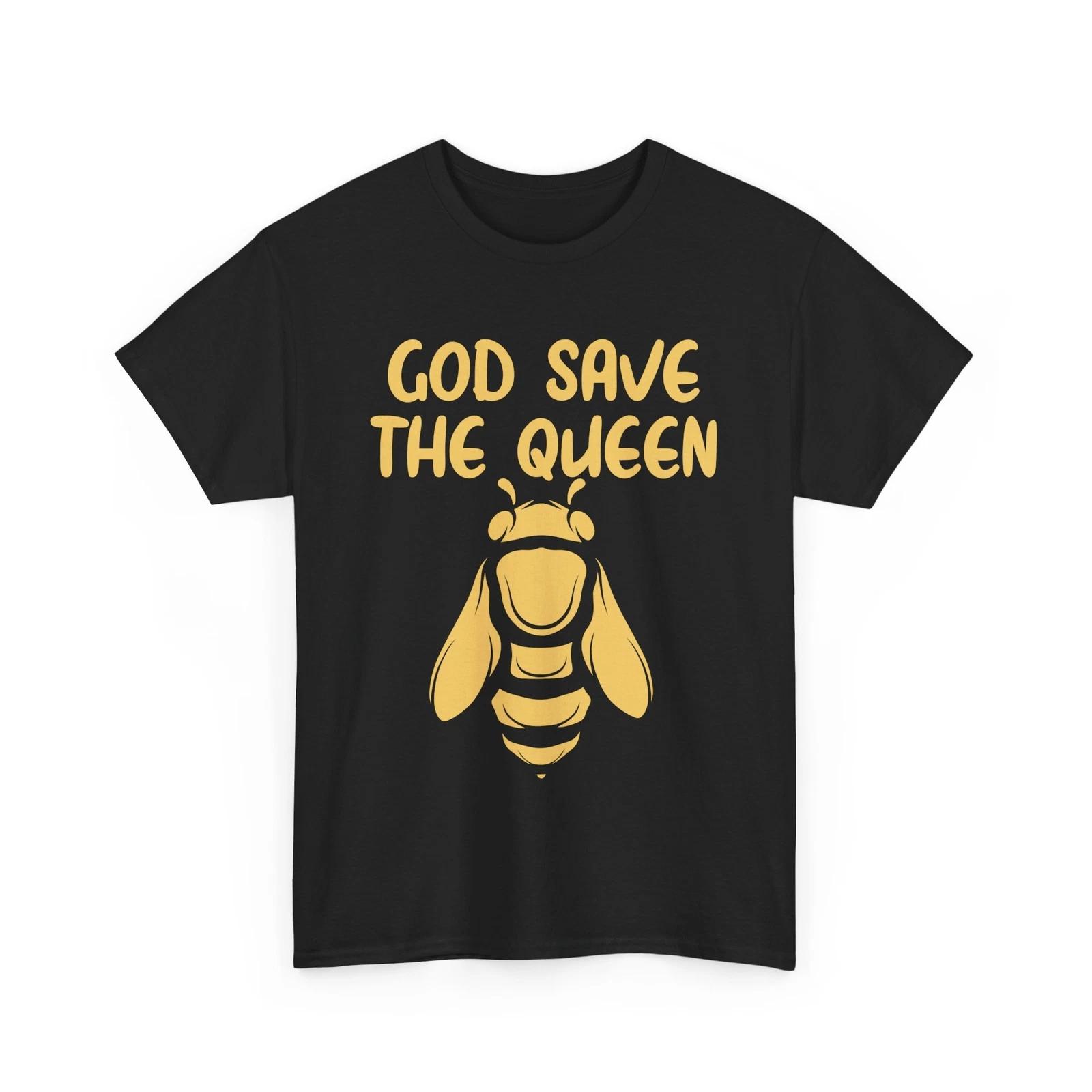 Beekeeping Shirt, God Save The Queen Beekeeping Lovers Save The Bees Shirt 3XL