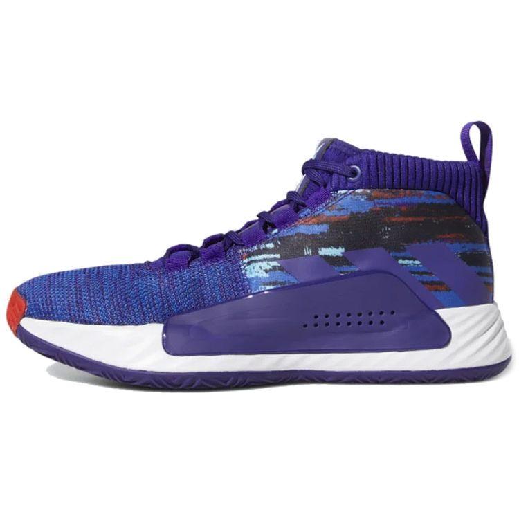 

Adidas Dame 5 Collegiate Purple Мужские кроссовки Collegiate-Royal Cloud-White EF0500