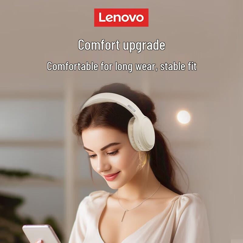 Lenovo TH10 Over-Ear Bluetooth Headphones