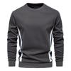 Pullover sportivo casual da uomo, aderente, girocollo, nuovo autunno, felpa da uomo a maniche lunghe, con inserti