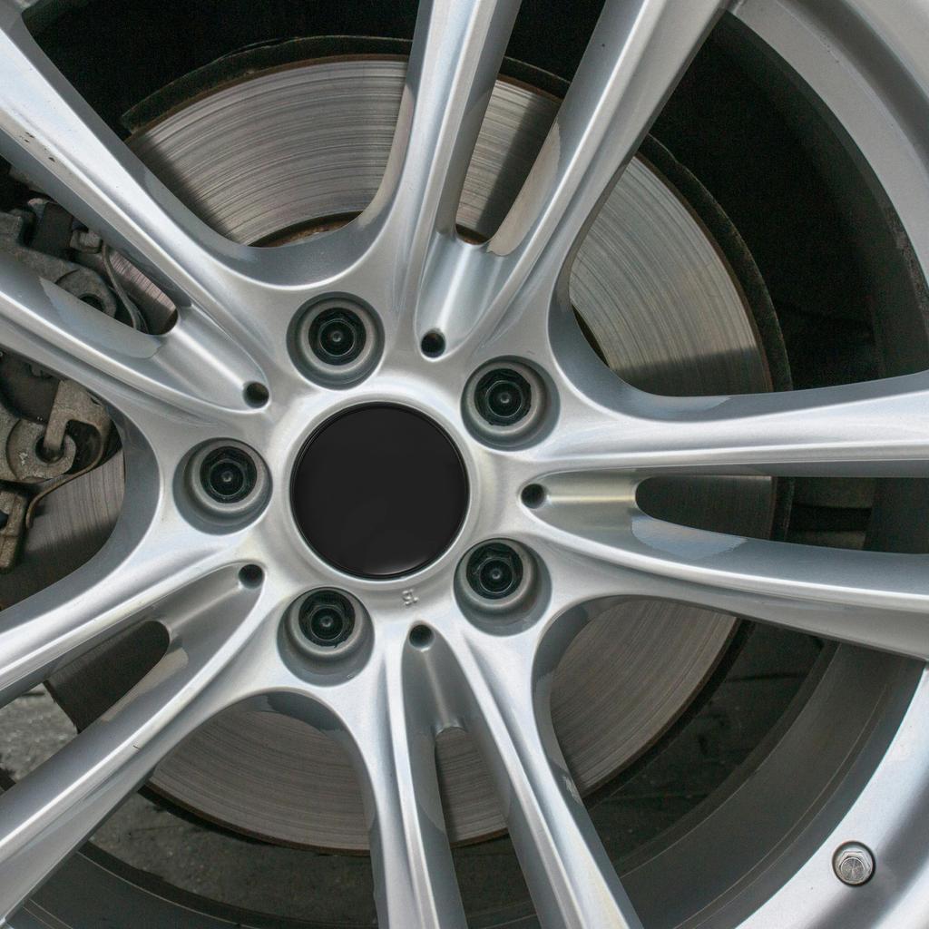 4Pcs Car Modified Hub Cap Covers ABS Long-Lasting Shine Versatile Use for Various Occasions and DIY Installation