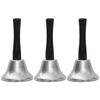3 Stück Handklingeln Weihnachts-Dekorative Metallglocke Für Party Pädagogische Nutzung Festliche Glocken Requisit Xmas Handglocke Dekor