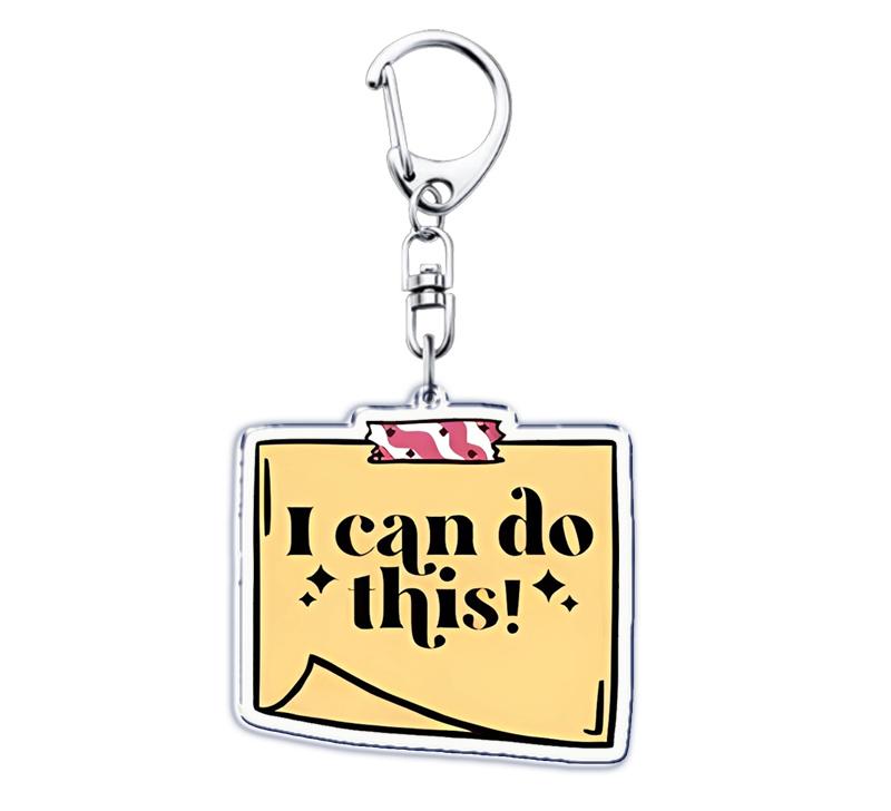 

46 Styles Inspirational Quote Keychains Keyring for Accessories Bag Pendant Motivational Keyring Jewelry Fans Gifts Self Care