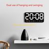 F26C Sophisticated LED Display Wall Clock, Alarm, 8.5Inch Desk Or Wall Hangings Clock