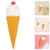 Cono de Helado de Atrezo Realista Cono de Helado Simulador Realista para Tienda de Postres Fiesta Exhibición de Comida Decoración de Fotografía