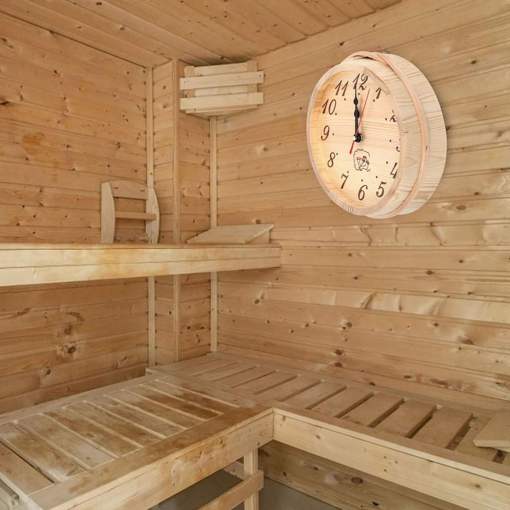 Ongwan Einfache Sauna-Uhr, Tragbare Sauna-Timer-Uhr für die Heimdekoration