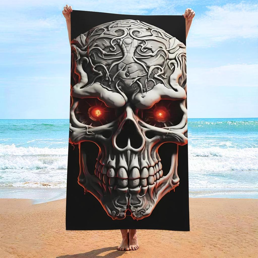 70x140 Microfiber Custom Printed Beach Towel - Absorbent & In Stock