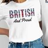 British Plaid T-Shirt: Patriotic UK Pride Graphic Tee