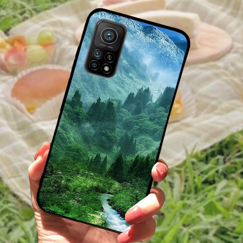 For Xiaomi Mi 10T Pro Case 10T Soft Silicone TPU Cartoon Painted Phone Cover For Xiaomi 10T Lite 5G Coques Mi 10i 5G Fundas Capa