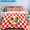 Rayo Team Crest 3PCS Bedding set,Ideal for1pc Duvet Cover And 2pcs Pillowcases Perfect for Christmas gift,Ideal for Bedroom, Dormitory