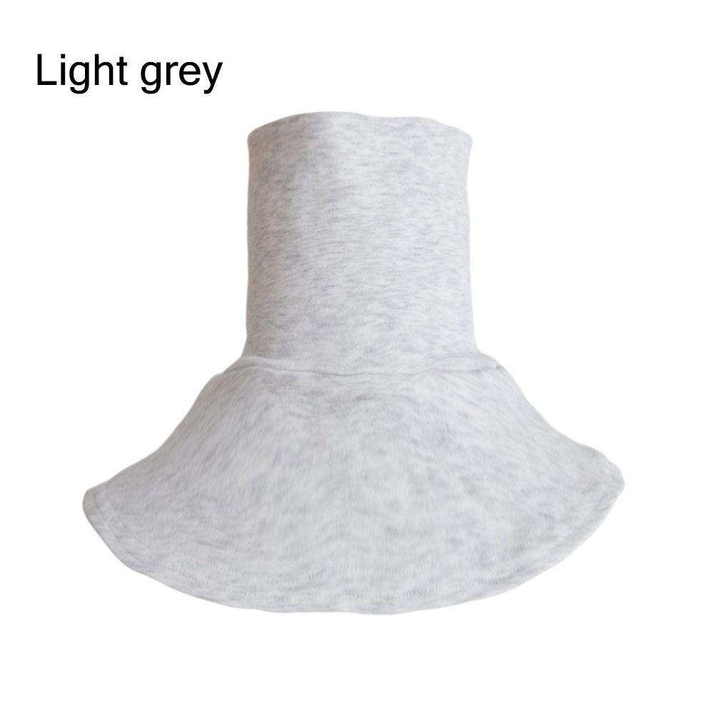 

Хлопковая водолазка с ложным воротником, съемный ложный воротник рубашки, высокое качество, ложные высокие воротники, женская светло-серый