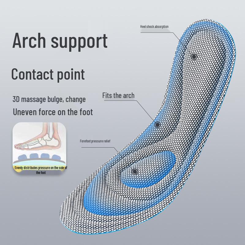 Odor-Resistant Military Training Insoles: Sweat-Absorbing, Massaging Comfort, Reduces Foot Fatigue, Thin & Soft for Football and Sports.