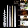 2PC DIY Pearl Pearlescent Candles Pearl Candle Romantic French Style Wedding Decoration Long Burning Time DIY 18/25/30cm