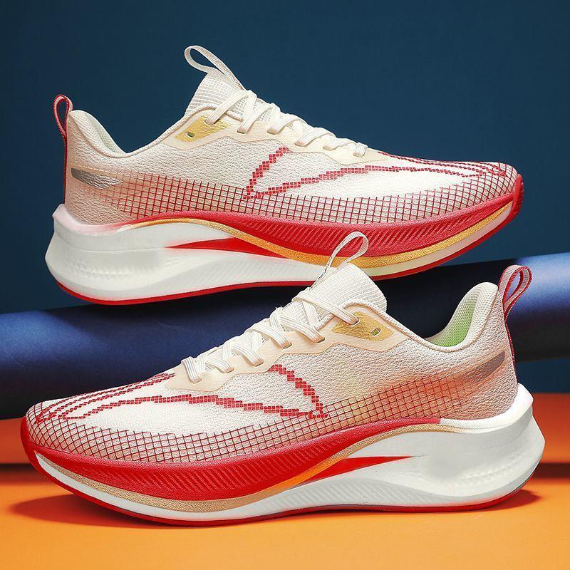 Summer New Lightweight Running Shoes Sneaker Breathable Soft Bottom Student Shoes Light Running Shoes Flyknit Men's Shoes