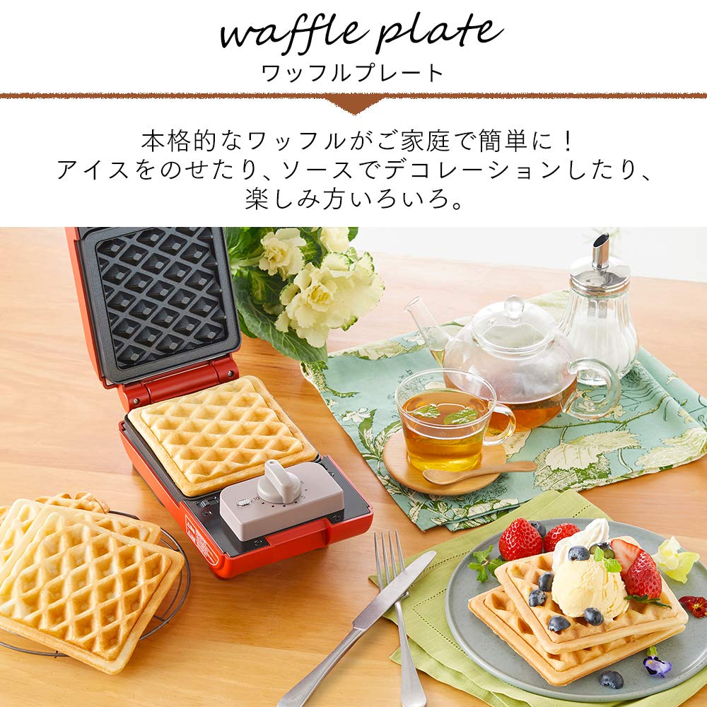 Iris Ohyama Hot Sand Hot 2 Types of Grilling 1 White Maker, Waffle, Sand, Molds, Electric, Piece, IMS-502-W,