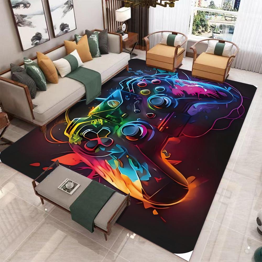 

Soft Gamepad Rug Non-slip Wear-resistant Mat for Bedroom Gaming Corner Decoration Home Decoration Machine Wash Rug 50X80CM