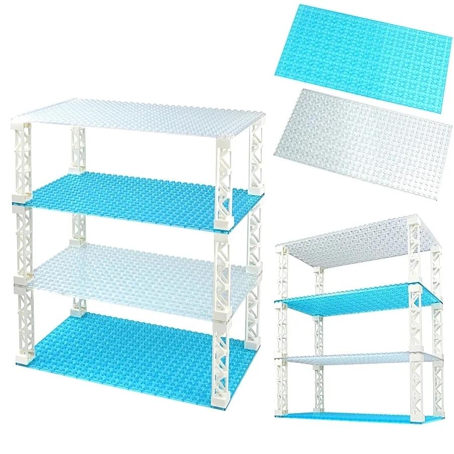 Compatible 95347 Pillars Bricks Lattice Tower 2X2X10 Support Baseplate Bridge Girder Bracket Building Block Part Column Toys