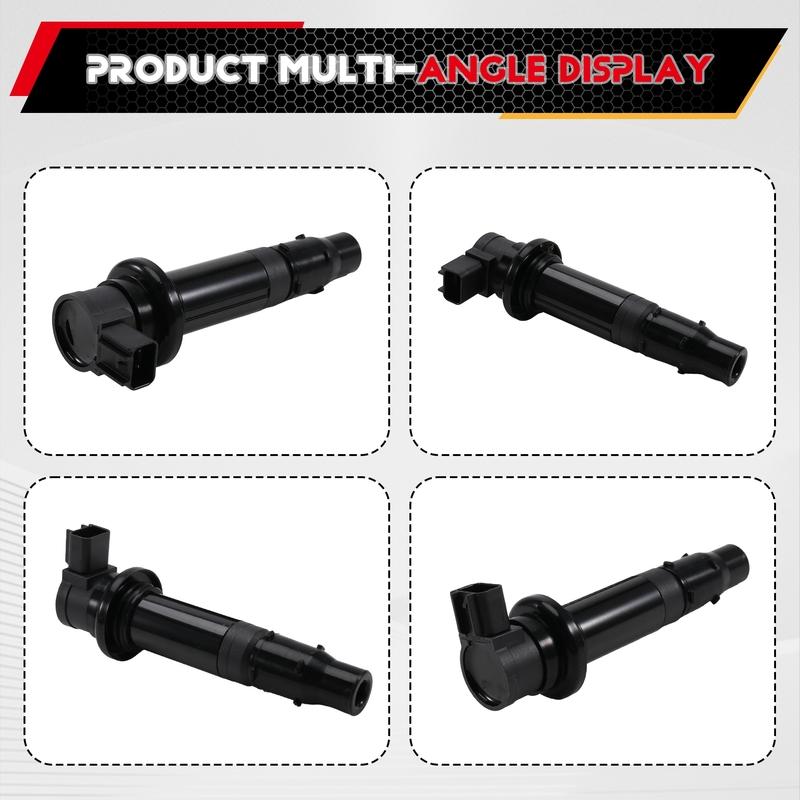 Ignition Coil 4Pcs Replacement For Kawasaki Ninja ZX-10R ZX-10RR 2016- Motorcycle Parts F6T578 21171-0741 OE
