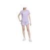 Nike Logo Rundhals Casual Pullover Kurzarm T-Shirt Damen T-Shirt Helllila FN2619-512