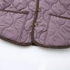 2025 Autumn/Winter Retro Lapel Cotton Jacket - Versatile Quilted Warm Short Coat for Women