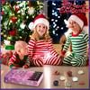 2023 Jul 24 dagers adventskalender Naturlig krystallstein Xmas Blindboksgave