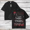 Relaxing and Comfortable Berserk Anime Acid Washed Oversize T-Shirt Guts Anime Tee Gift for Him 2026 New Cotton Summer Tshirt