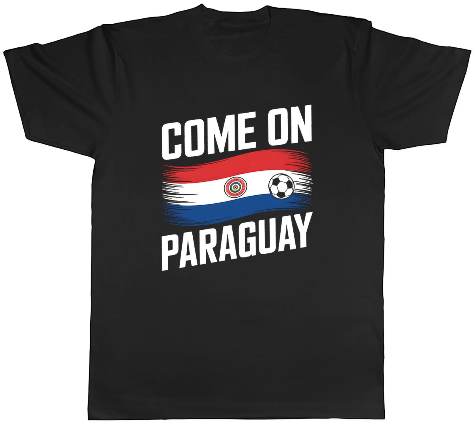 Come on Paraguay Supporter Football Fan Mens T-Shirt Tee Gift Top M