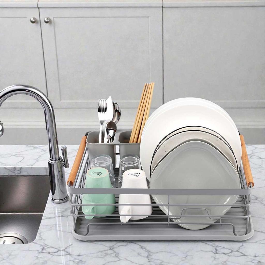 DISH DRYER WITH DRAINER AND TRAY E-8087