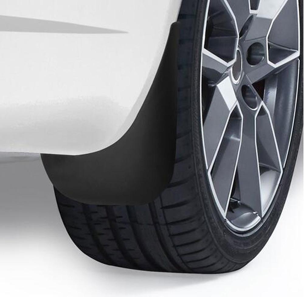 Mud Flaps To Fit SKODA OCTAVIA VRS MK2 04-12 BLACK MUDFLAPS All Options - View #4