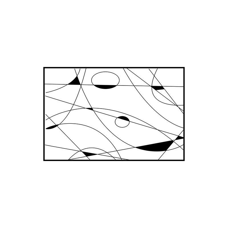 Simple Black And White Plaid Imitation Cashmere Carpet, Living Room Sand Blanket 3D Visual Striped Carpet Floor Mat Bedroom