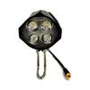 Fari a LED per bicicletta elettrica/scooter con altoparlanti integrati Interfaccia a 3 pin 36V/48V per 4 lampadine