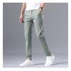 Ice Silk Men's Loose Straight Leg Men's Pants Trendy Business Quick Drying Summer Thin Casual Pants