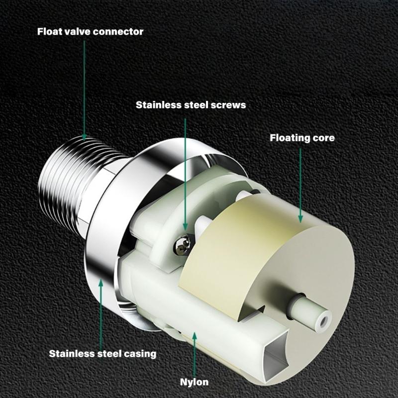 Automatic Water Level Control Steel Float Valves Corrosion Resistant Float Ball for Water Tanks Pools Irrigation Systems
