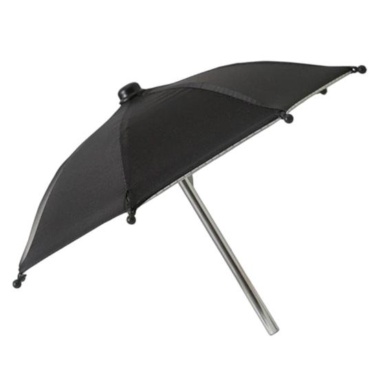 Mini parasolka do telefonu komórkowego z przyssawką, parasolka na smartfona z ochroną UV, uniwersalny uchwyt na telefon komórkowy na plażę, podróże, na zewnątrz, do kubka
