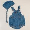 Citron Romper Denim Hat Set Baby Clothes Girls Boys Unisex Spring Summer Autumn Winter Baby Shower Present Cute Stylish Birthday 60cm 70cm 80cm 90cm