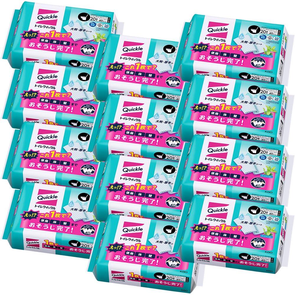 

Quickle Toilet Cleaner Refill sheets x 12 (20 packs)