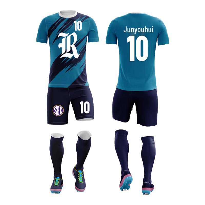 

Jun You Hui Digital Print Quick-Dry Football Uniform Set M