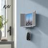 Hidden Key Storage Shelf Holder with Shelf, Mediterranean-Style Window Frame Photo Vacation Style Home Decoration Display Stand, Functional