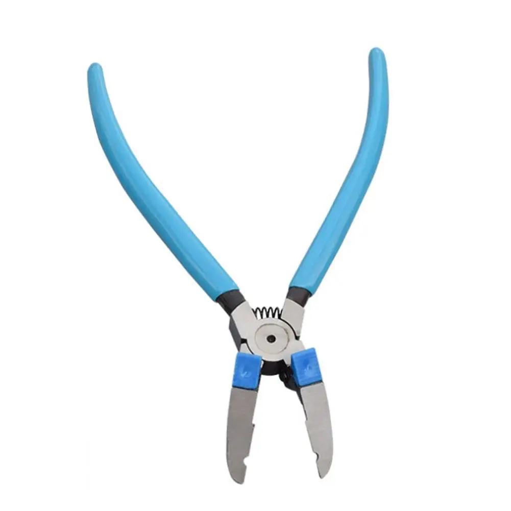 Усиленные автомобильные зажимные клещи Пластиковый инструмент для удаления заклепок Пластиковый экстрактор пряжек Диагональные клещи Инструмент для отсоединения топливных шлангов W7K7