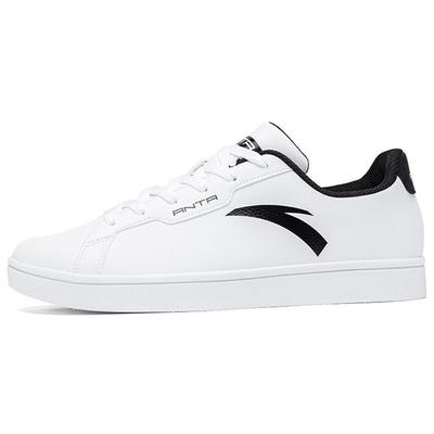 Fashion Casual Slip Resistant Durable Low Top Skate Shoes Men Sneakers White Black 912028003-3