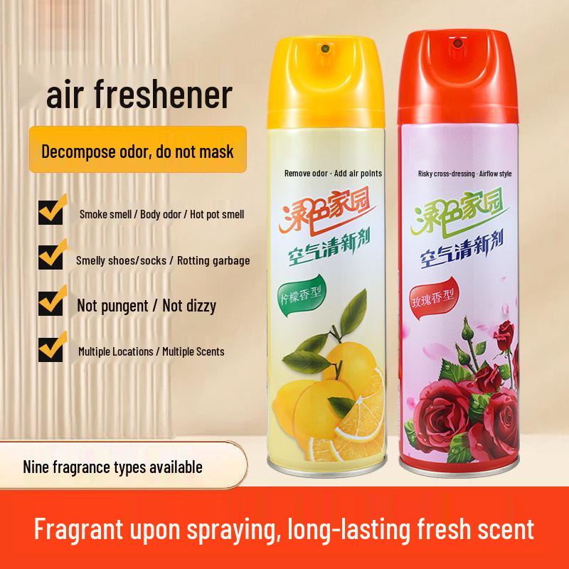 480ml Long-Lasting Fresh Spray Air Freshener for Home, Bathroom, Living Room, Hotel, and Guest House